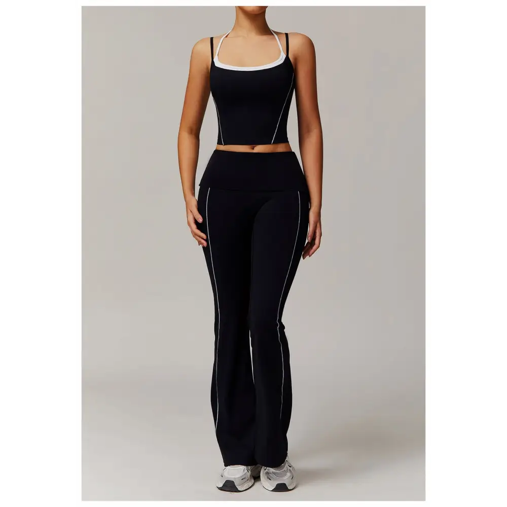 Two-Piece Halter High Waist Activewear