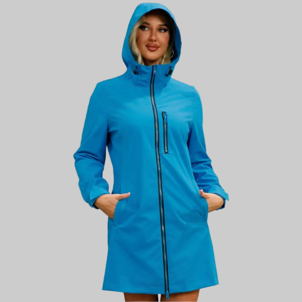 Waterproof Windbreaker Hooded Coat - Outerwear