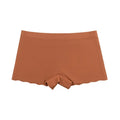 Wave Floral Seamless Cotton Crotch Breathable Skin-Friendly Mid-Waist Boxer Shorts - XS / Brown - Pantyhose