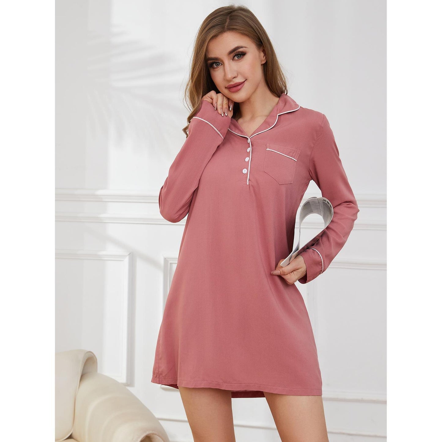 Long Sleeved Nightdress