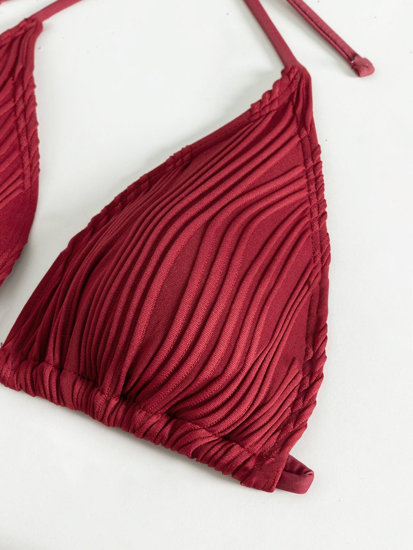 Boho Three-Piece Bikini Shorts Coverup Set - Tamra.Shop.Social
