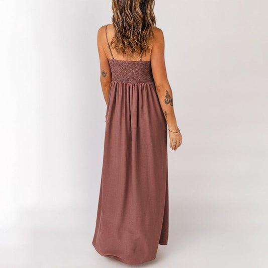 Maxi Long Cami-Style Dress - Tamra.Shop.Social
