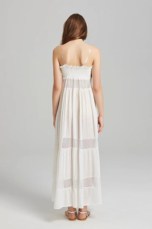 Summer Embroidered Strapless Dress - Tamra.Shop.Social